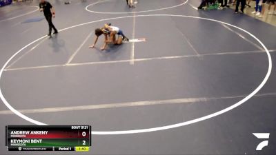 106 lbs Quarterfinal - Andrew Ankeny, Minnesota vs Keymoni Bent, Minnesota