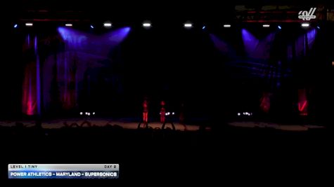 Power Athletics - Maryland - SuperSonics [2026 L1 Tiny Day 2] 2026 Spirit Cheer Grand Nationals