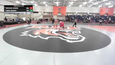 285 lbs Champ. Round 3 - Michael DiOrio, Wesleyan (CT) vs Emre Sensoy, Trinity (CT)