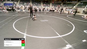 36 lbs Round Of 16 - Koda Williams, Pin-King All Stars vs Colt Keys, Wagoner Takedown Club