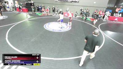 144 lbs Champ. Round 2 - Micah Allen, California vs Mateo Sanchez, Golden State Wrestling Club