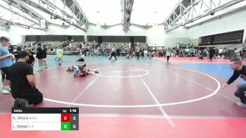 53 lbs Rr Rnd 8 - Killian OHora, Mat Assassins Gray vs Landon Despo, NJ Roy