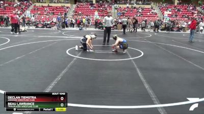 110 lbs Round 4 - Beau Lawrance, Trailblazer Wrestling Club vs Declan Tiemstra, Andover Wrestling Club