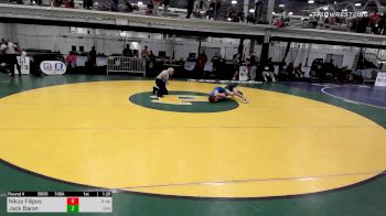106A lbs Quarterfinal - Nikos Filipos, X-caliber Athletics vs Jack Baron, Grit Mat Club/germantown Academy