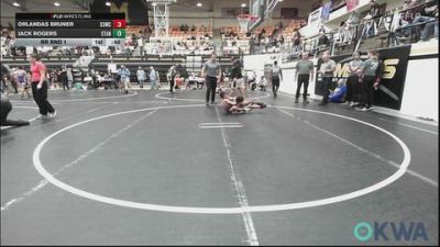 70-73 lbs Rr Rnd 1 - Orlandas Bruner, D3 Wrestling Cluib vs Jack Rogers, Standfast