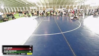 110 lbs Round 2 (4 Team) - Sam Wood, Bear RIver vs River Moosman, American Fork