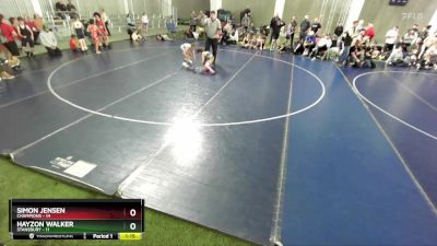 65 lbs Finals (8 Team) - Hayzon Walker, Stansbury vs Simon Jensen, Champions