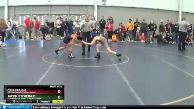 77 lbs Champ. Round 2 - Cam Craigie, Virginia Patriots Wrestling vs Jacob Fitzgerald, Powerhouse Wrestling Academy