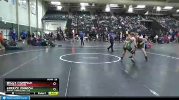 157 lbs Cons. Round 2 - Merrick Johnson, Beatrice Wrestling Club vs Brody Thompson, Pikes Peak Warriors