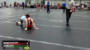 96 lbs Placement (4 Team) - Antonio Parkhurst, Warhawks vs Camden Hook, Mat Warriors Red