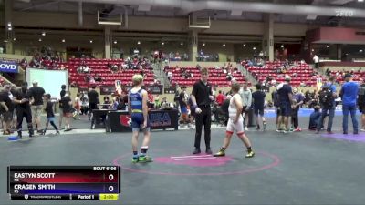 117 lbs Round 2 - Eastyn Scott, NE vs Cragen Smith, KS