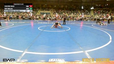 90 lbs Consi Of 16 #2 - Colter Hale, Powerhouse Comanche OK vs Gio Bellia, Smittys Barn