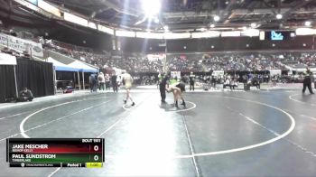 126 lbs Cons. Round 5 - Jake Mescher, Bishop Kelly vs Paul Sundstrom, Timberlake