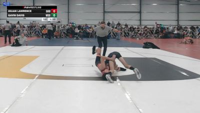 76 lbs Round 1 - 9:00am Friday - Julian Lawrence, Cali Red vs Gavin Davis, Westshore D.S.