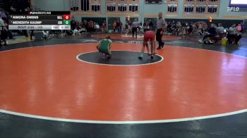 140 lbs Quarterfinal - Meredith Kaump, Cedar Rapids Kennedy vs Kimora Owens, Williamsburg