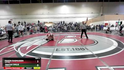 182 lbs Semifinal - Tristan Smilie, Meridian vs Mason Rasmussen, Owyhee