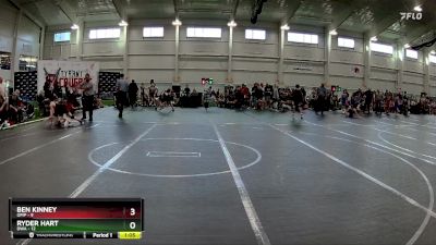 92 lbs Round 1 (10 Team) - Ryder Hart, DWA vs Ben Kinney, OMP