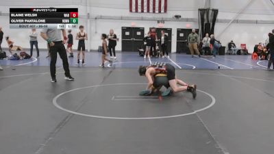 96-98 lbs Round 2 - Oliver Pantalone, Northern Delaware Wrestling Academy vs Blaine Welsh, Warhawks