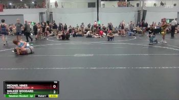 115 lbs Round 3 (4 Team) - Michael Hines, Whitted Trained Legacy vs Walker Woodard, PA Alliance