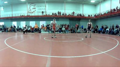138 lbs Champ. Round 1 - Cody Fitts, North Posey Wrestling Club vs Liam Jacobs, Fishers
