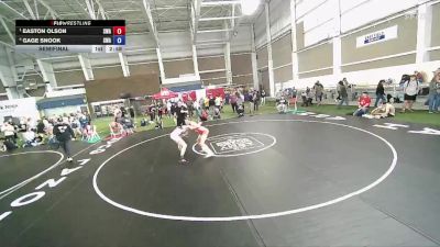 113 lbs Semifinal - Easton Olson, Sanderson Wrestling Academy vs Gage Snook, Sanderson Wrestling Academy