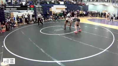 170 lbs. Quarterfinal - Siobhan Flanner, Shawnee Mission South vs Emily Brixey, Willard