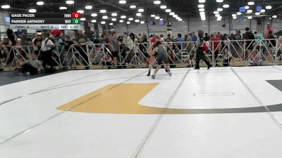 120 lbs Rr Rnd 3 - Gage Pacek, Fight Barn WC - HSB vs Parker Anthony, Whitted Trained National Dual Team - HSB