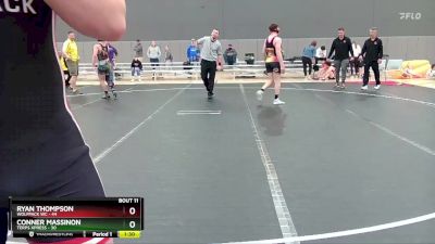 210 lbs Round 3 (10 Team) - Conner Massinon, Terps Xpress vs Ryan Thompson, Wolfpack WC