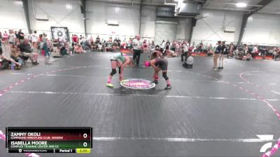125 lbs Round 2 - Isabella Moore, Complex Training Center And Ca vs Zammy Okoli, Compound Wrestling Club, Woodw