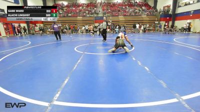 119 lbs Semifinal - Alachi Linquist, Sand Springs JH (SS) vs Gabe Ward, Bixby HS Boys