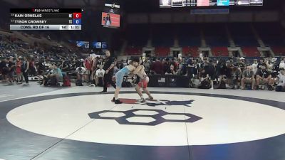 138 lbs Cons. Rd Of 16 - Kain Ornelas, Nebraska vs Tyson Crowsey, Texas
