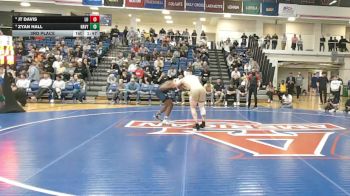 197 lbs 3rd Place - Jt Davis, Lehigh vs Zyan Hall, Navy