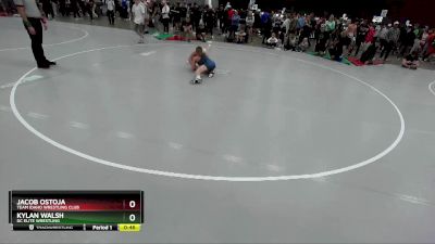 106 lbs Cons. Round 2 - Jacob Ostoja, Team Idaho Wrestling Club vs Kylan Walsh, DC Elite Wrestling