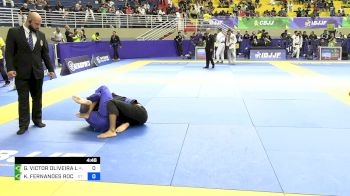 GABRIEL VICTOR OLIVEIRA LOPES vs KAUE FERNANDES ROCHA 2024 Brasileiro Jiu-Jitsu IBJJF