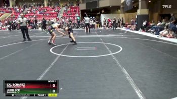 105 lbs Round 4 (6 Team) - Cal Schartz, Kansas Mayhem vs Judd Eck, $nowmen