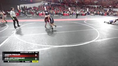 165 lbs Semifinal - Jaxson Pregler, Antigo vs Ameliano Rodriguez, Racine Area Wrestling