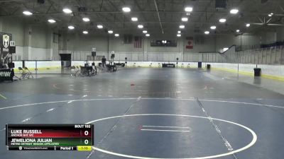 130 lbs Semifinal - Luke Russell, Anchor Bay WC vs Jeweliona Julian, Metro Detroit Region Affiliated