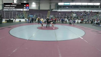 131 lbs Champ. Round 1 - Lindsey Rywolt, Bridgeport vs Brooke Walsh, Alfred State