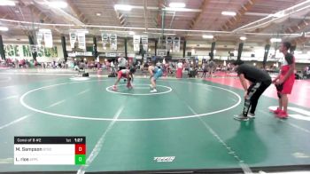 190 lbs Consi Of 8 #2 - Mahrzell Sampson, Beat The Streets vs Luis Rios, Apple Wrestling Academy