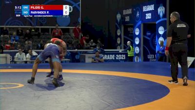65 kg Round Of 16 - Georgios Pilidis, Gre vs Parvinder Parvinder, Ind