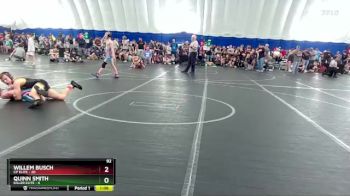 92 lbs Round 2 (8 Team) - Willem Busch, CP Elite vs Quinn Smith, Killer Elite