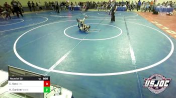 49 lbs Round Of 32 - Chris Soto, Chandler Takedown Club vs Hunter Gardner, Duncan Demon Wrestling