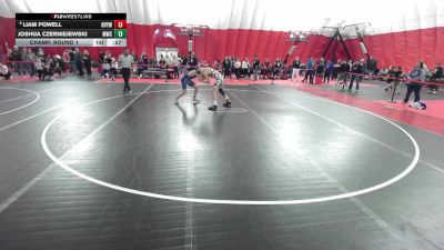 14U Boys - 140 lbs Champ. Round 1 - Joshua Czerniejewski, Mukwonago Wrestling Club vs Liam Powell, River Valley Youth Wrestling Club