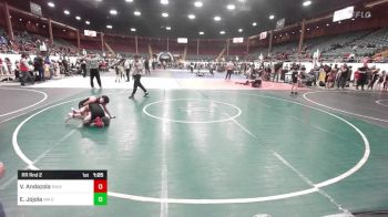 98 lbs Rr Rnd 2 - Viviana Andazola, Raven Wrestling vs Estevan Jojola, NM Gold