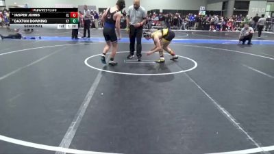 140 lbs Semifinal - Daxton Downing, Kansas YG vs Jasper Johns, CKSY Lions