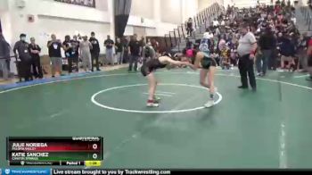 106 lbs Quarterfinal - Julie Noriega, Paloma Valley vs Katie Sanchez, Canyon Springs