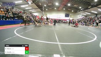 49 lbs Round Of 32 - Byrd Ware, Cleveland Take Down Club vs Desmond Smith, Jenks Trojan Wrestling Club