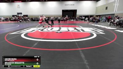 215B Cons. Round 1 - Brandon Bequette, Hillsboro vs Jacob Buda, Millard South