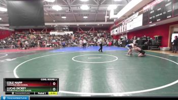 167 lbs Cons. Round 2 - Cole Mapp, Tamalpais High School vs Lucas Dickey, McKinleyville High School