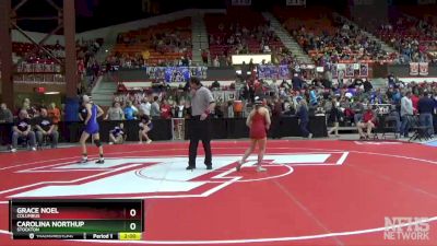 100 lbs Quarterfinal - Carolina Northup, Stockton vs Grace Noel, Columbus